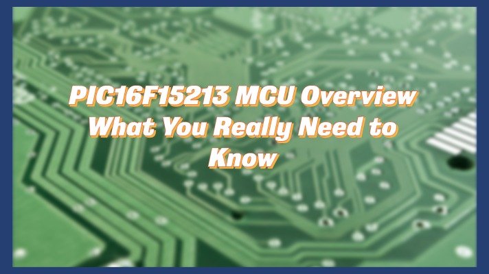 PIC16F15213 MCU Overview – What You Really Need to Know