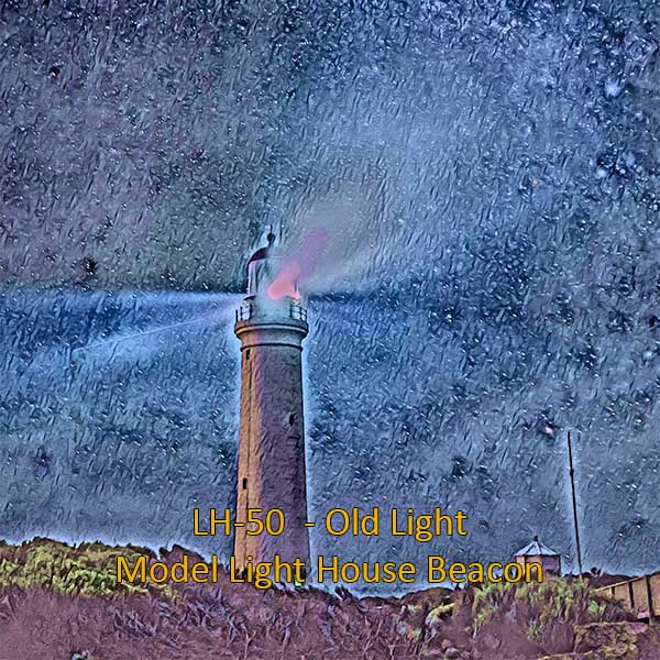 Experience the LH-50 Old Light, a unique Lighthouse Beacon Simulator, replicating the warmth of historical maritime beacons. This LED model recreates the lifelike dimming cycle of old lighthouse lights, infusing realism into your model. Illuminate your world with the LH-50 today.